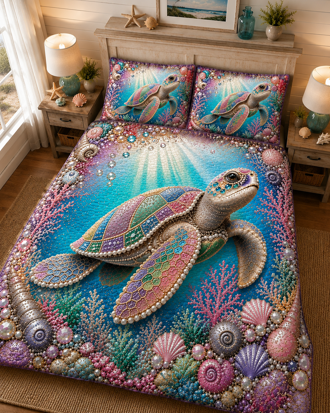 Vorlage Quilt Decke