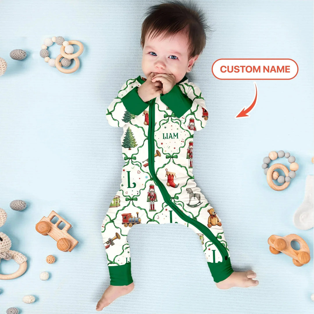 Vintage Christmas Toy Custom Name Boy Convertible Zippy , Vintage Christmas Toy Custom Name Boy Convertible Zippy - 0-3M