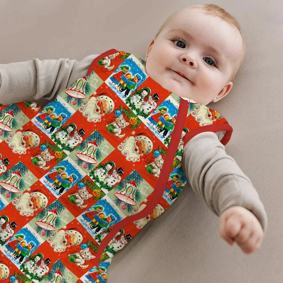 Vintage Holiday Joy Sleep Bag , Vintage Holiday Joy Sleep Bag - XS / 0.5 TOG