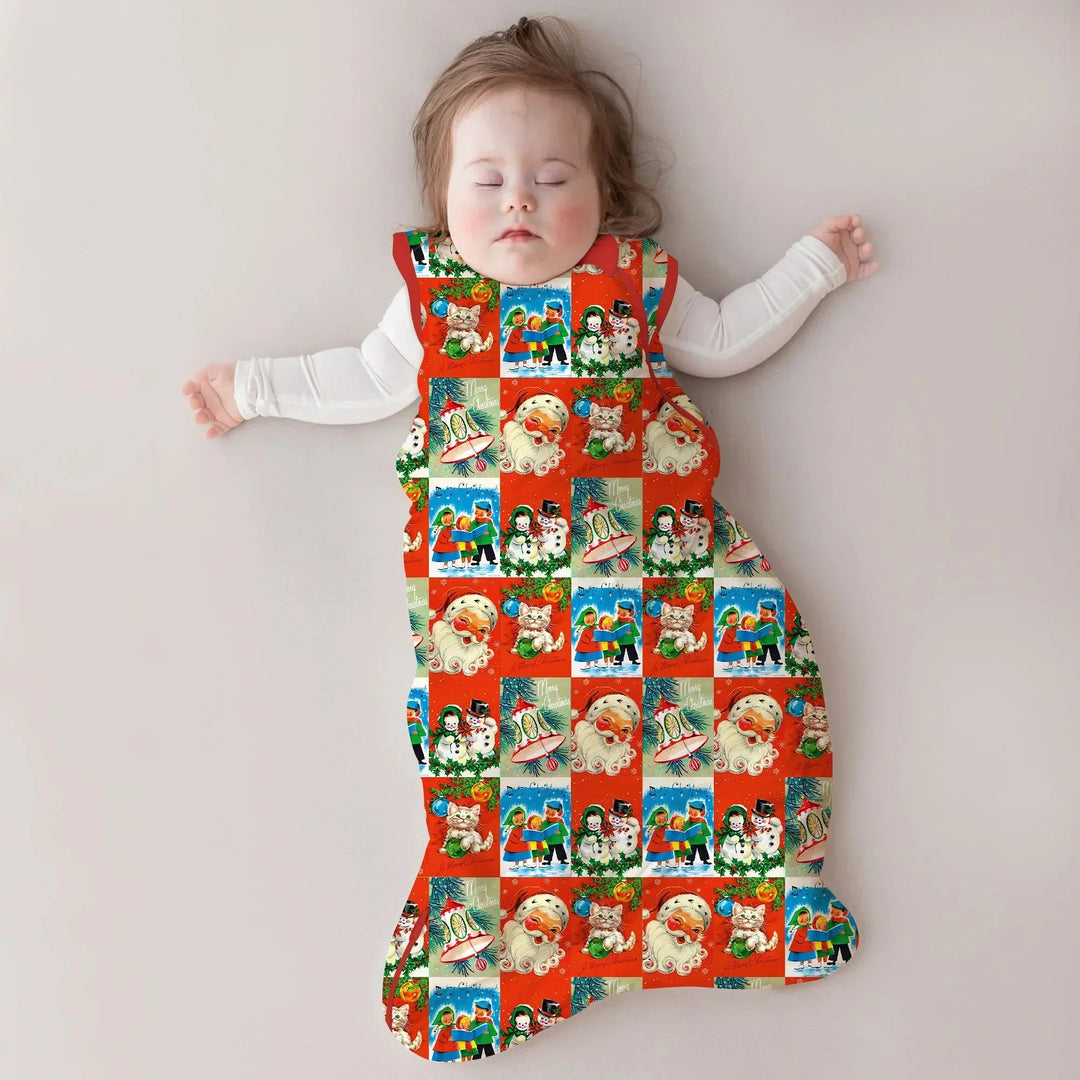 Vintage Holiday Joy Sleep Bag , Vintage Holiday Joy Sleep Bag - XS / 0.5 TOG