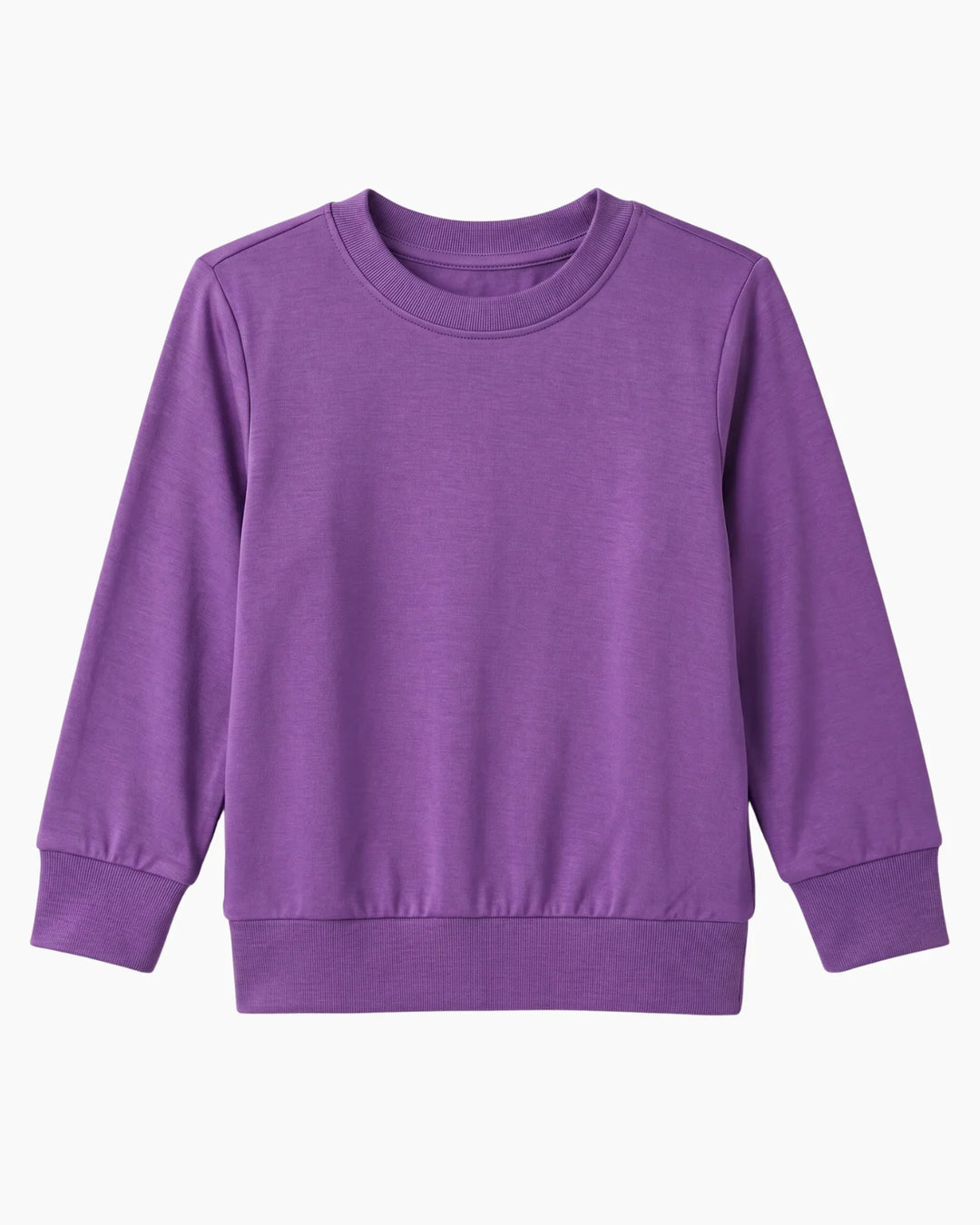 Solid Color Bamboo Crewneck Sweatshirt
