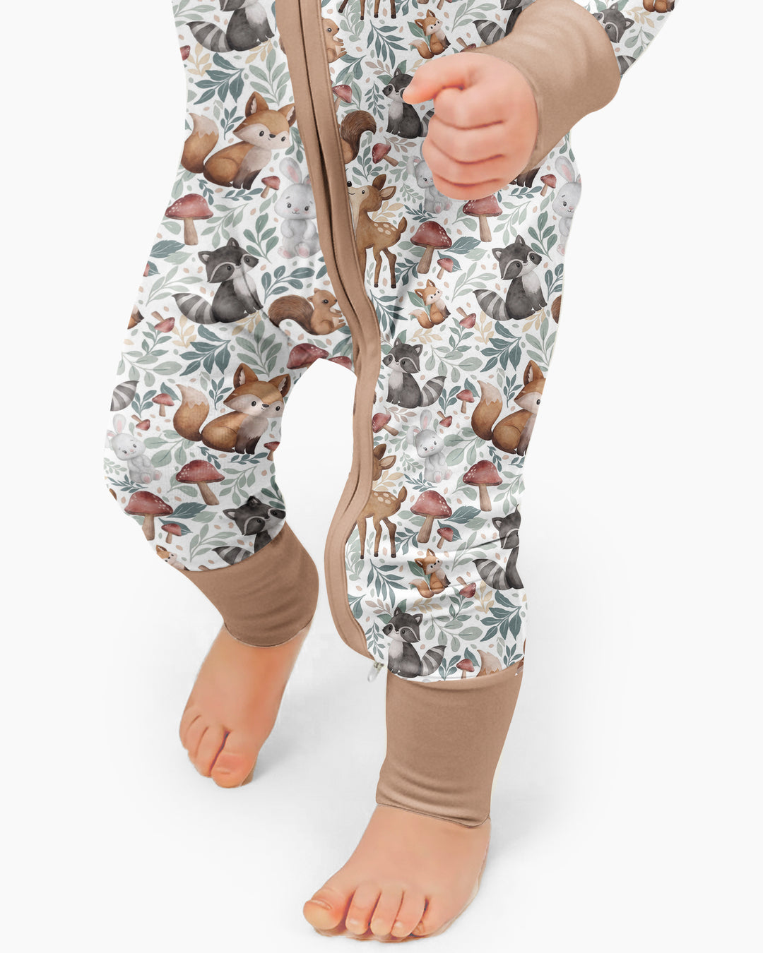 Whimsical Woodland Friends Bamboo Convertible Zippy