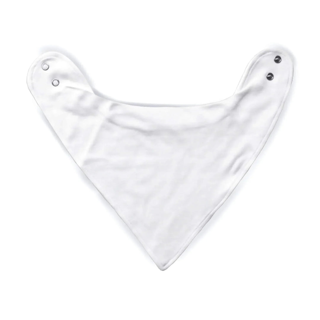White Bandana Bib , White Bandana Bib - Default Title