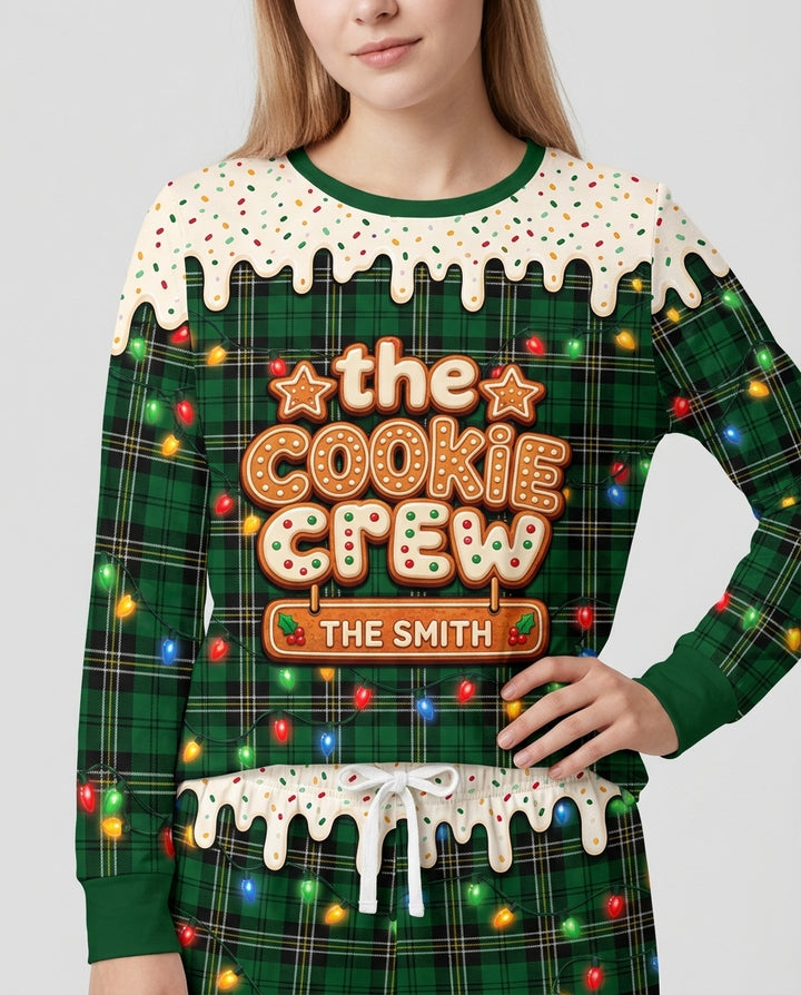 The Cookie Crew Custom Name Bamboo Women Pajama Set
