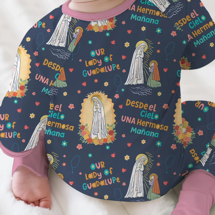 Gerippte Babykleidung mit individuellem Foto - Weich &amp; Skizzenhaft