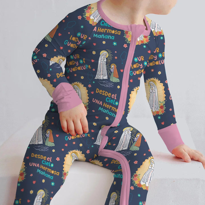Gerippte Babykleidung mit individuellem Foto - Weich &amp; Skizzenhaft