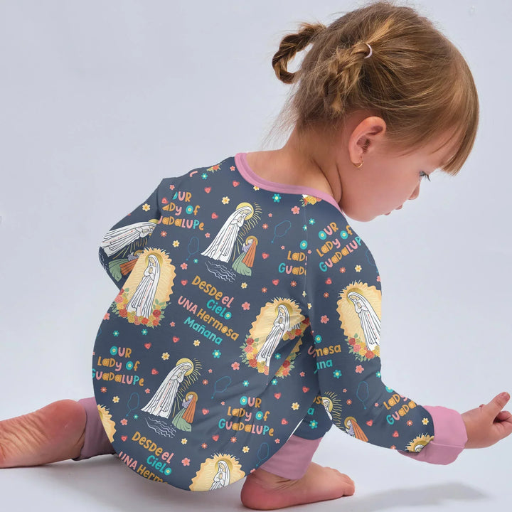 Gerippte Babykleidung mit individuellem Foto - Weich &amp; Skizzenhaft