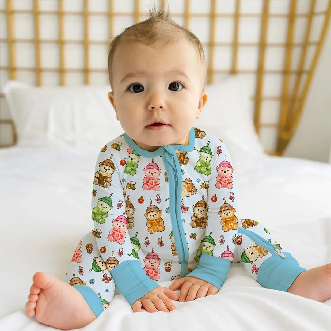 Holiday Bear Cup Bamboo Convertible Zippy