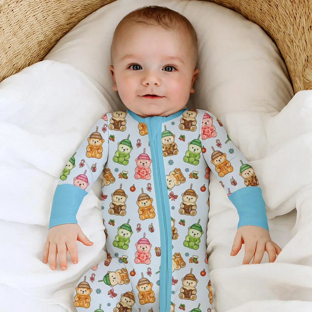 Holiday Bear Cup Bamboo Convertible Zippy