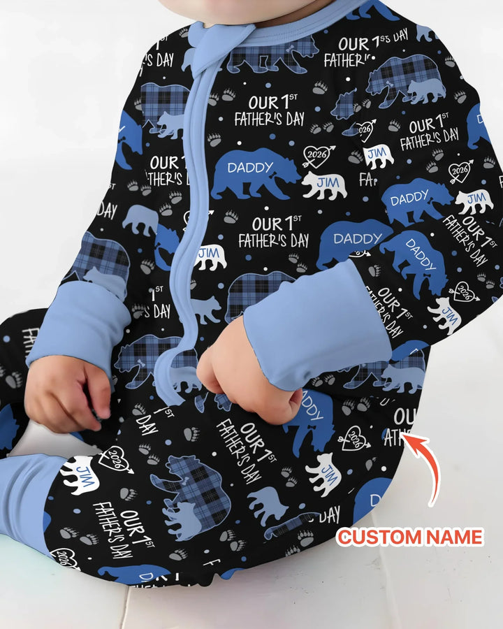 Gerippte Babykleidung mit individuellem Foto - Weich &amp; Skizzenhaft