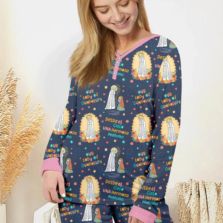Vorlage für individuelles Damen-Pyjama-Set