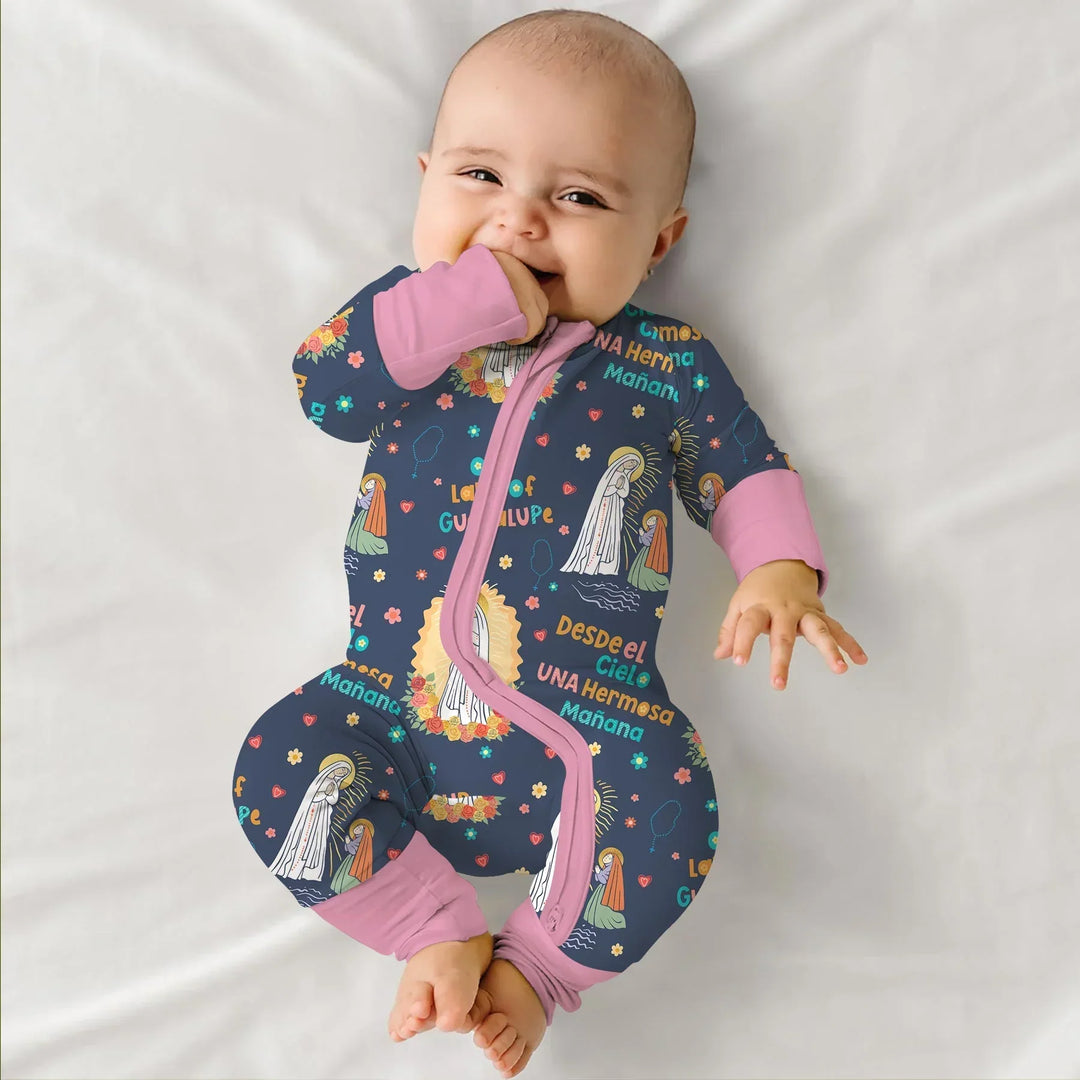 Gerippte Babykleidung mit individuellem Foto - Weich &amp; Skizzenhaft