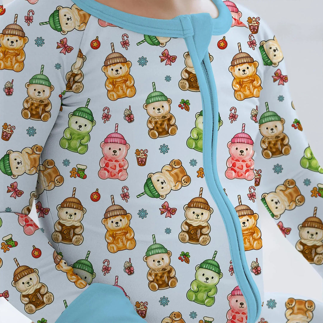 Holiday Bear Cup Bamboo Convertible Zippy