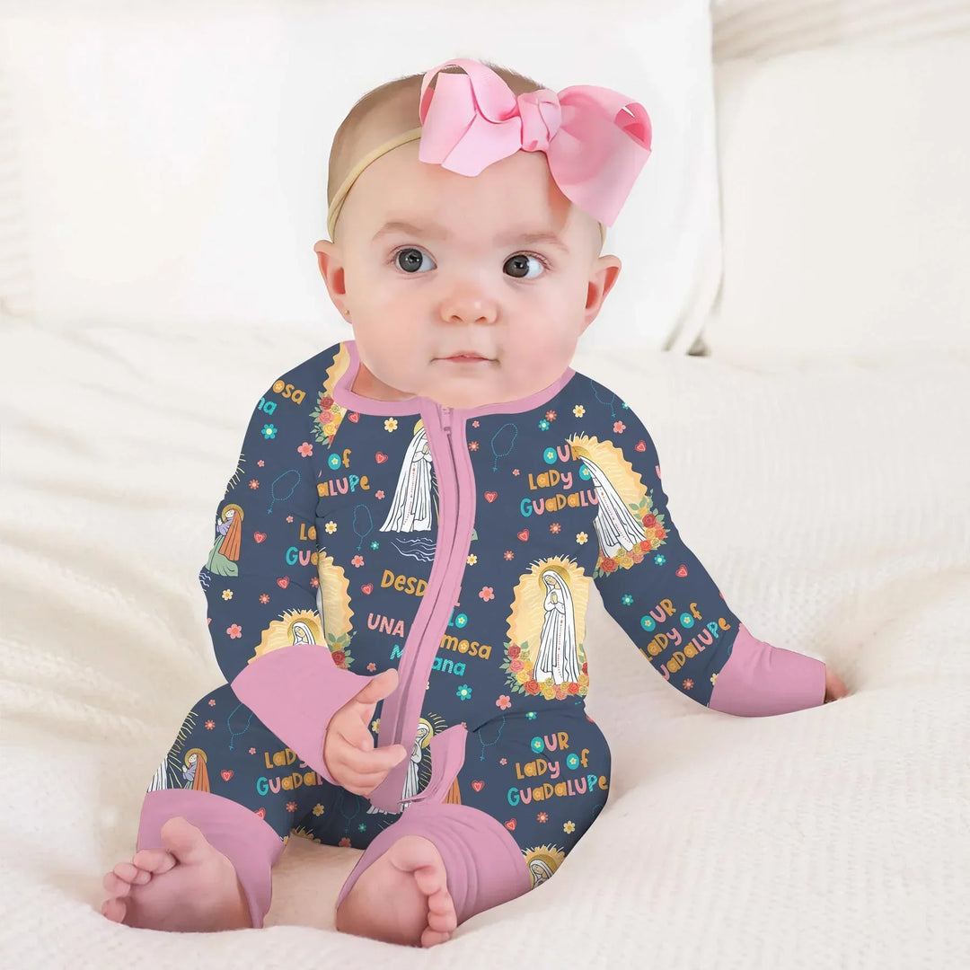 Gerippte Babykleidung mit individuellem Foto - Weich &amp; Skizzenhaft