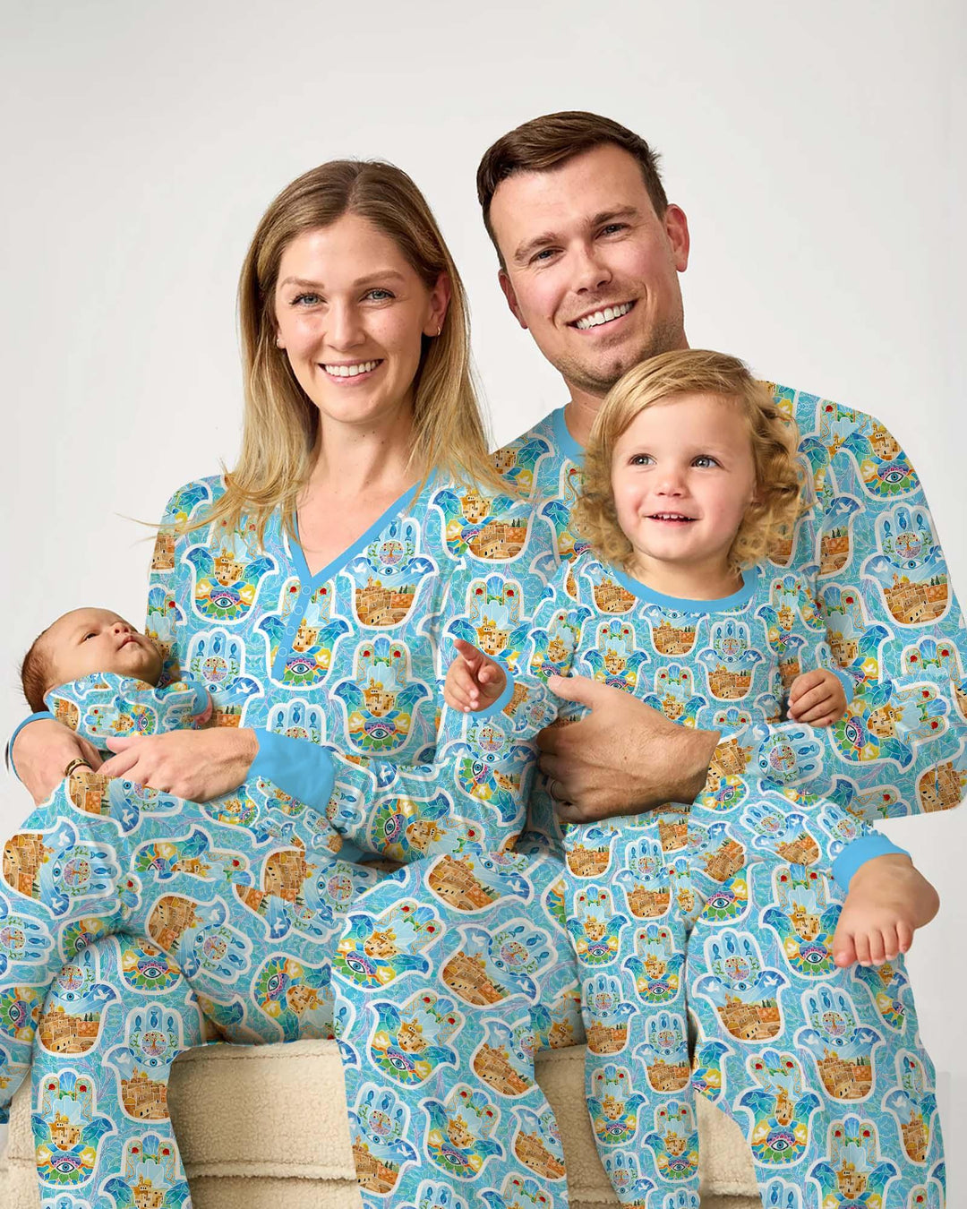 Hamsa Hand Bamboo Men's Pajama Set