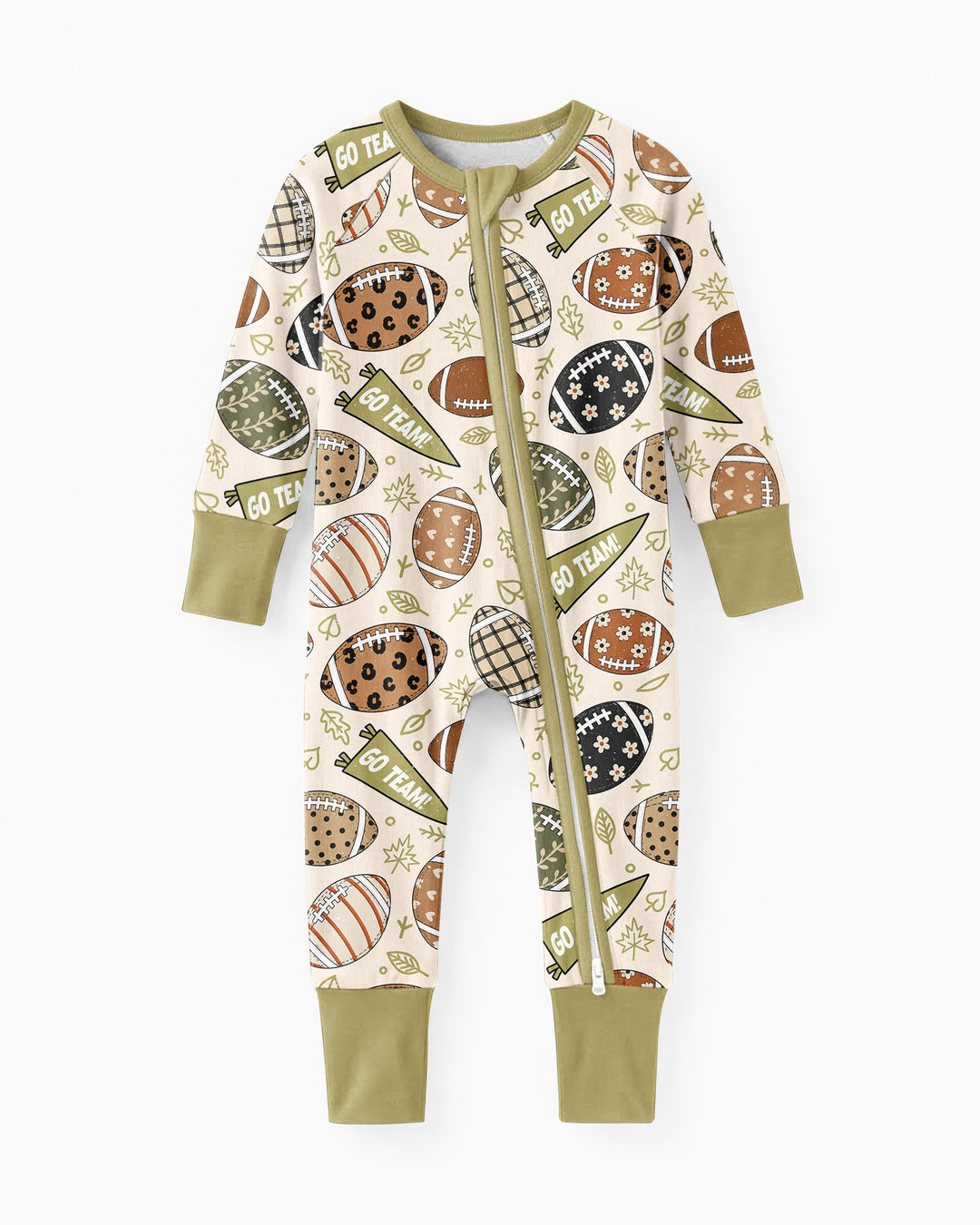 Football Fall Bamboo Convertible Zippy