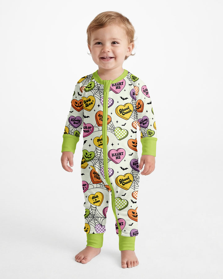 Halloween Candy Hearts Bamboo Convertible Zippy