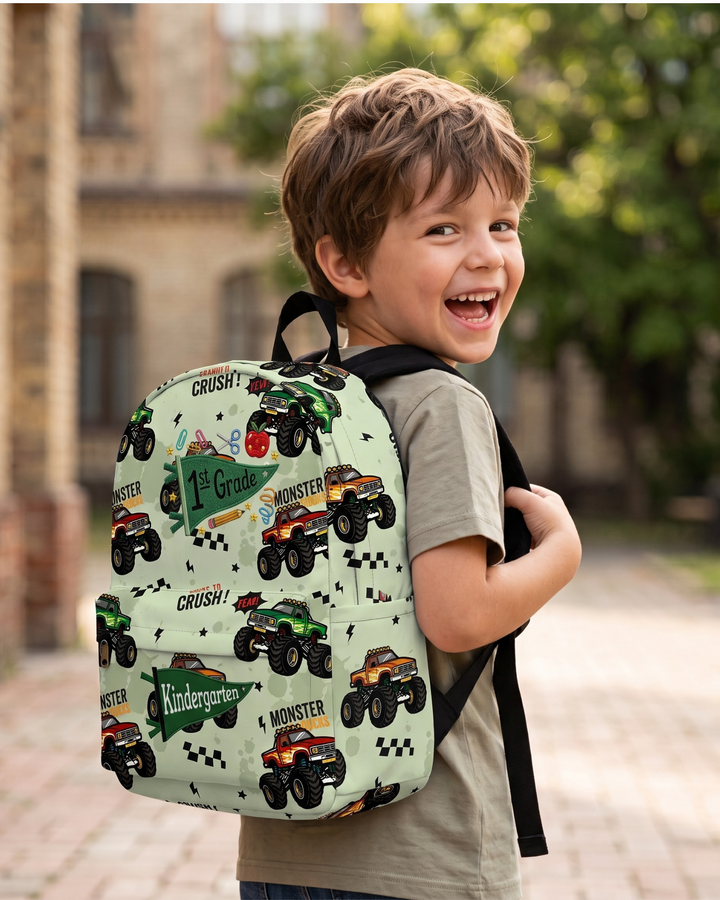 1ST Grade Level Pennant Embroidered Backpack