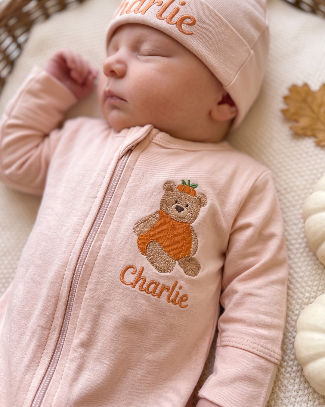 Gerippte Babykleidung mit individuellem Foto - Weich &amp; Skizzenhaft
