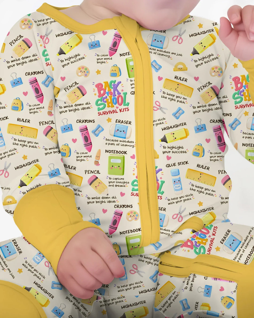 Gerippte Babykleidung mit individuellem Foto - Weich &amp; Skizzenhaft
