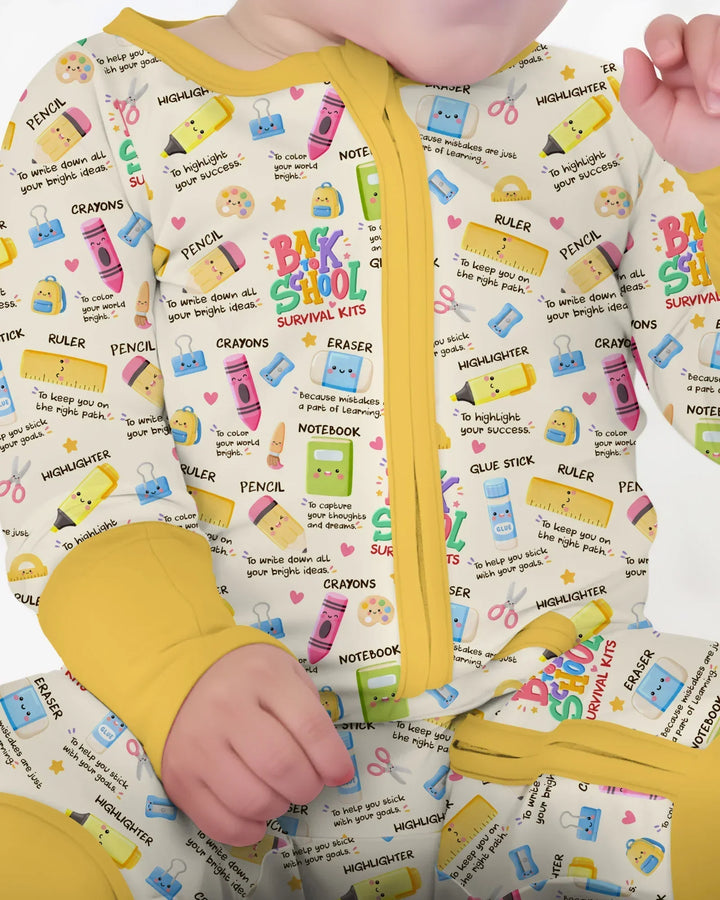 Gerippte Babykleidung mit individuellem Foto - Weich &amp; Skizzenhaft