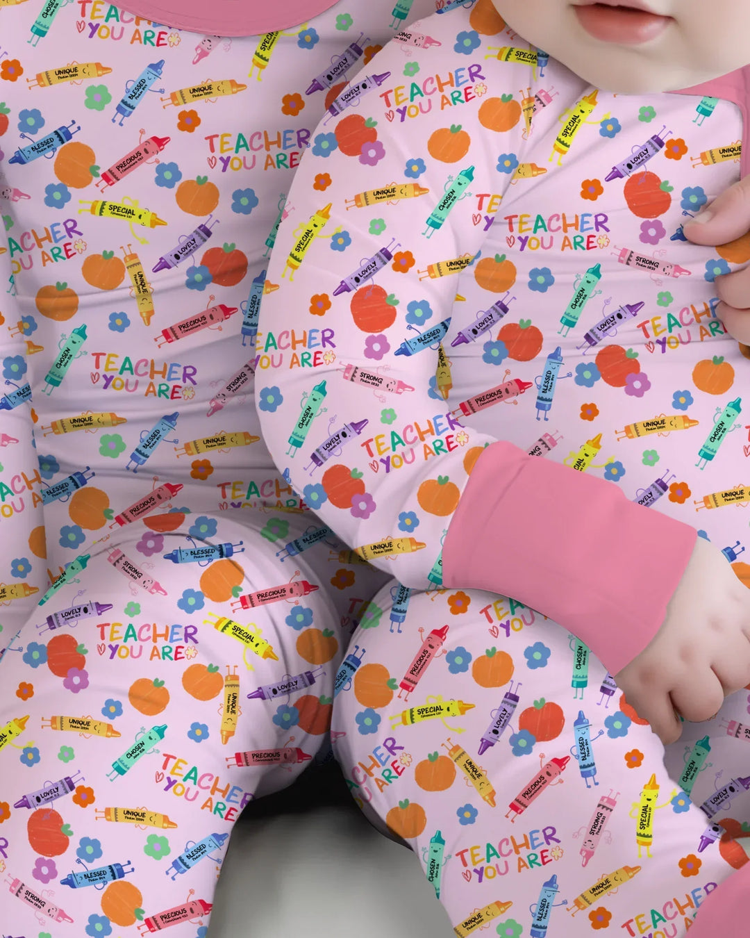 Gerippte Babykleidung mit individuellem Foto - Weich &amp; Skizzenhaft