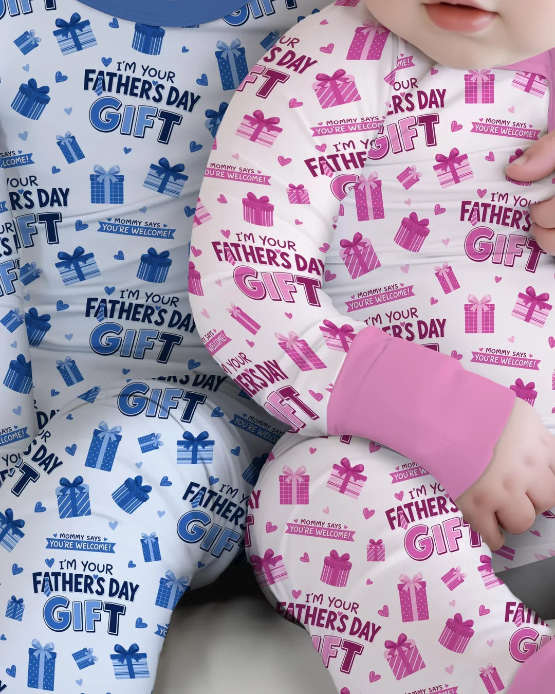Gerippte Babykleidung mit individuellem Foto - Weich &amp; Skizzenhaft