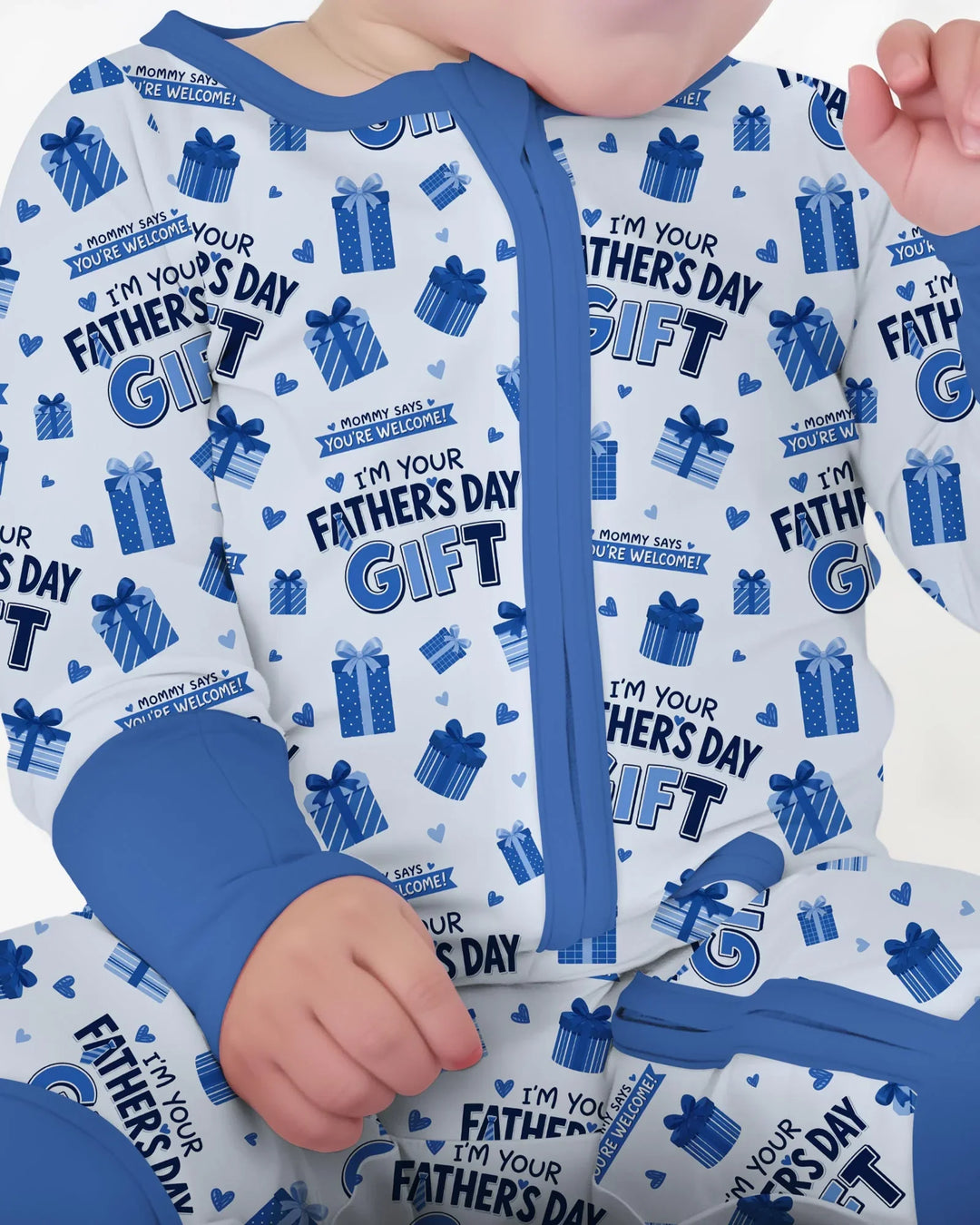Gerippte Babykleidung mit individuellem Foto - Weich &amp; Skizzenhaft