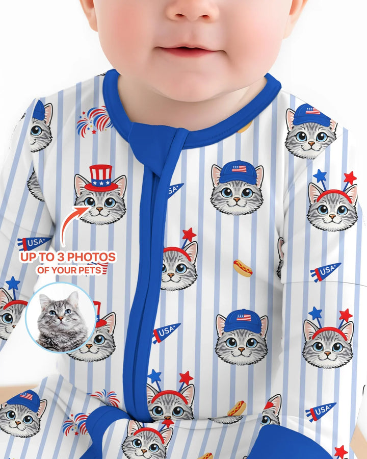 Gerippte Babykleidung mit individuellem Foto - Weich &amp; Skizzenhaft