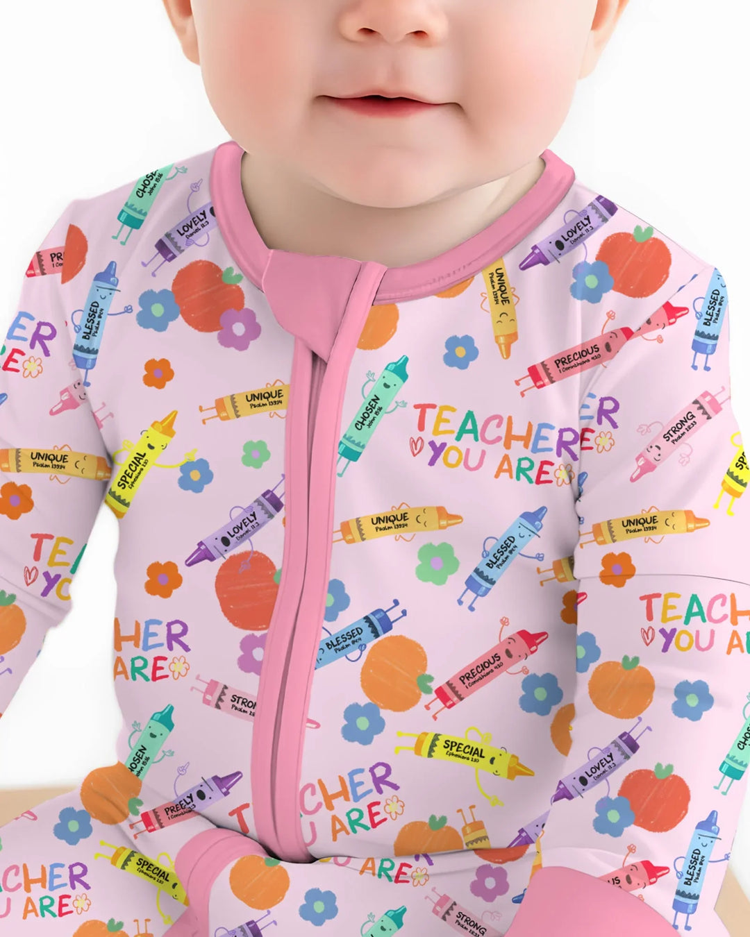 Gerippte Babykleidung mit individuellem Foto - Weich &amp; Skizzenhaft