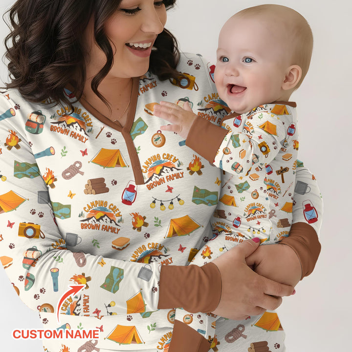 Vorlage Bambus Damen Pyjama Set
