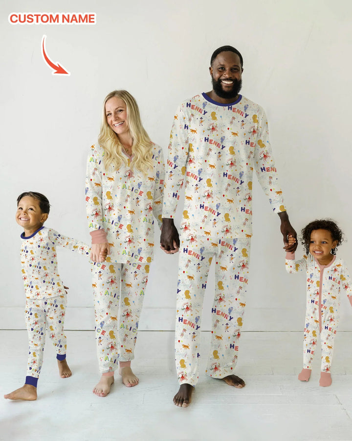 Zweiteiliges Pyjama-Set mit kurzen Ärmeln und Shorts im Sommer-Design