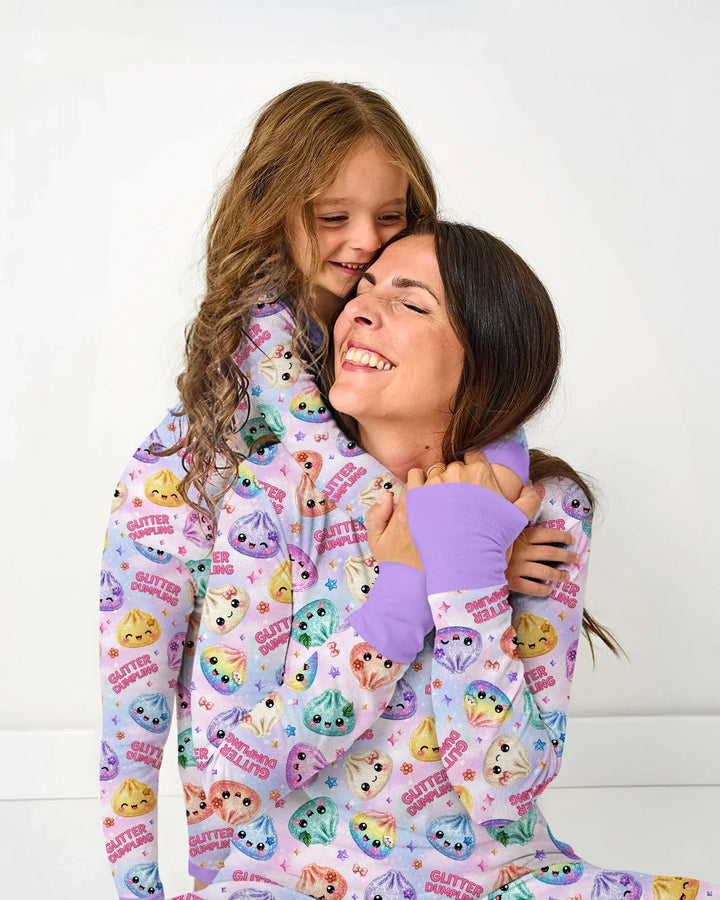 Glitter Dumpling Bamboo Women Pajama Set