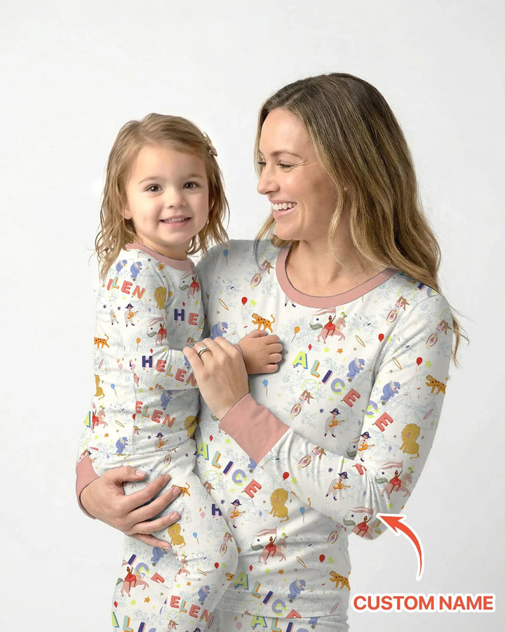 Zweiteiliges Pyjama-Set mit kurzen Ärmeln und Shorts im Sommer-Design