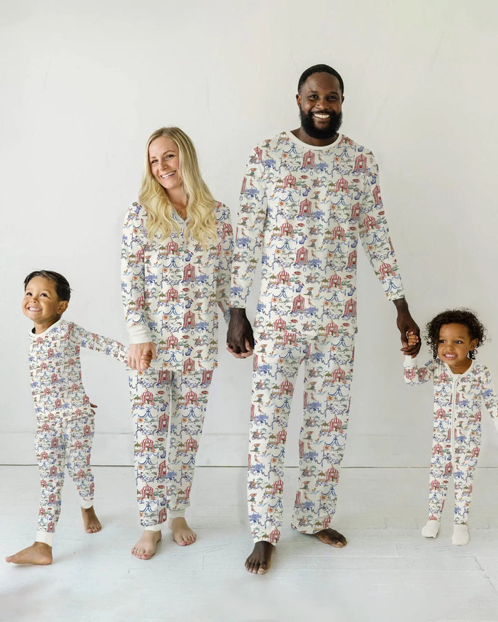 Schlafanzug-Set zweiteilig, kurze Ärmel, kurze Hose, Bambus