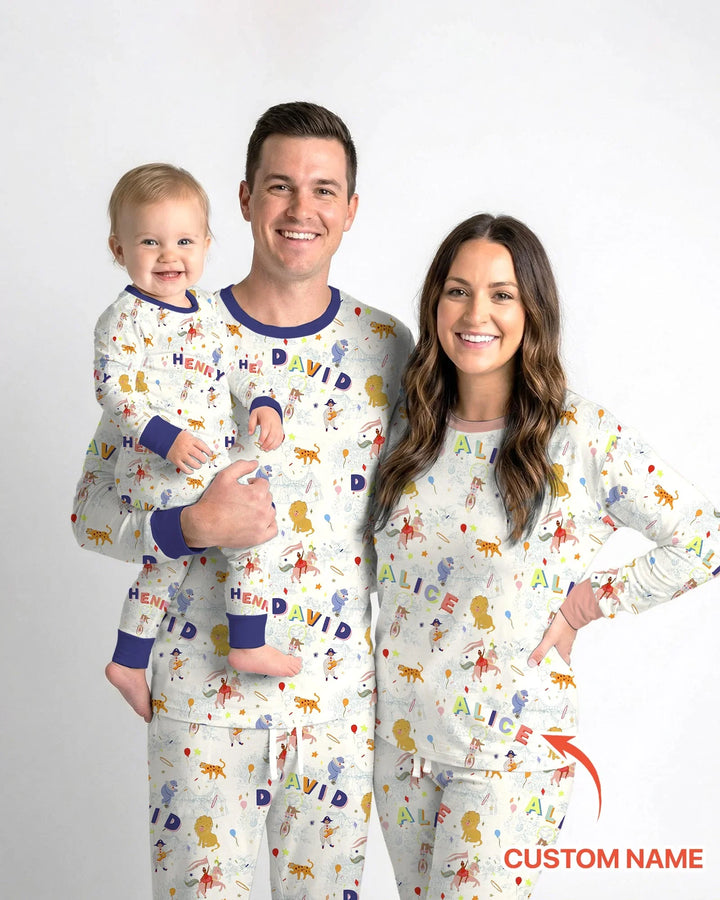 Template Damen Pyjama-Set aus personalisiertem Bambus
