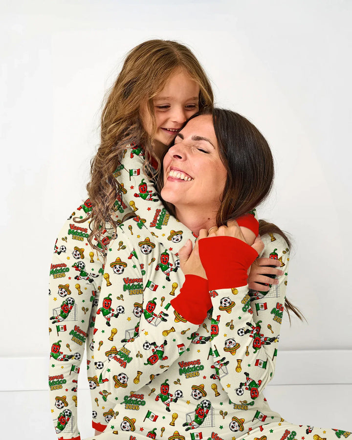 Zweiteiliges, kurzärmliges Pyjama-Set mit Marienkäfern