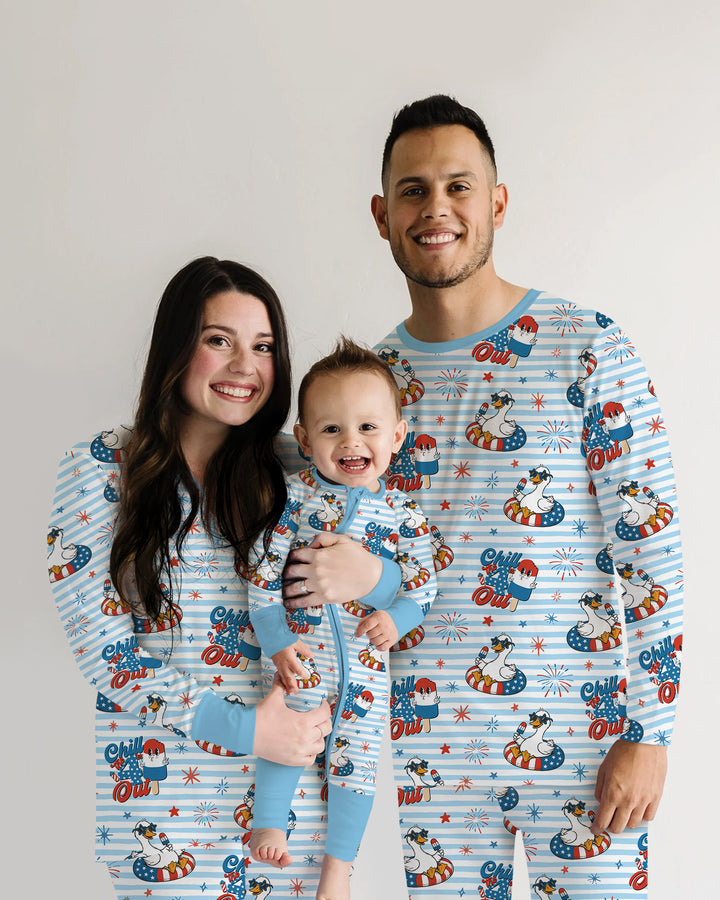 Chill the Fourth Out Bamboo Men's Pajama Set