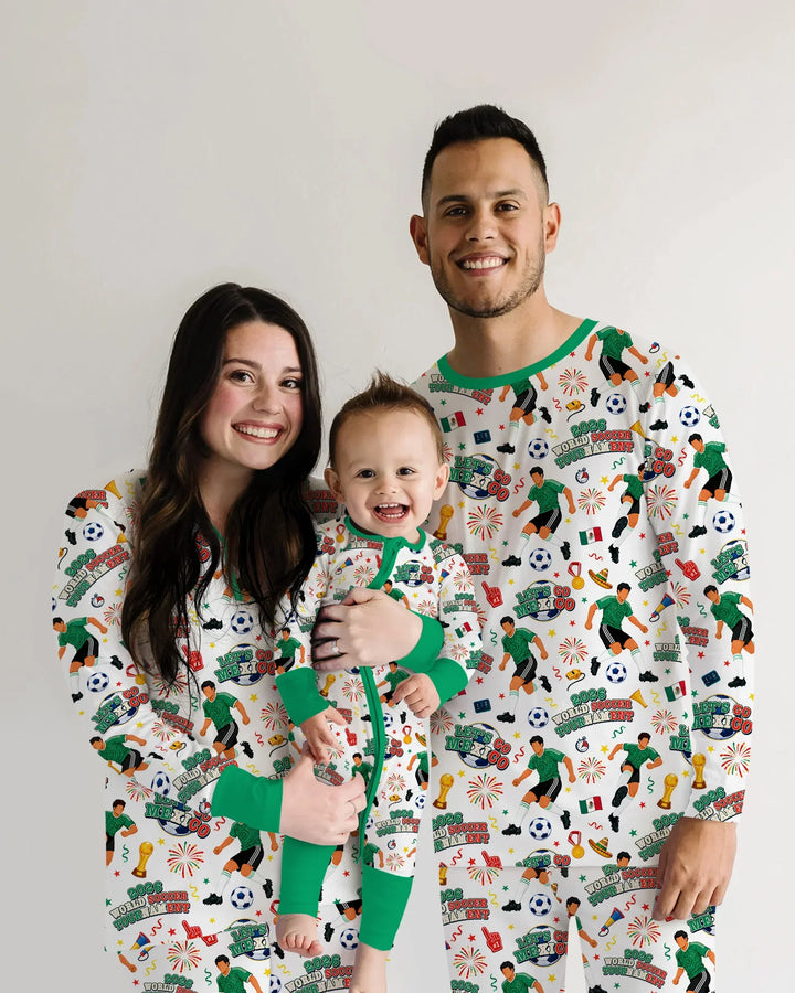 Zweiteiliges, kurzärmliges Pyjama-Set mit Marienkäfern