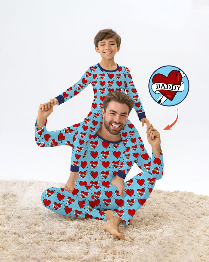 Zweiteiliges, kurzärmliges Pyjama-Set mit Marienkäfern