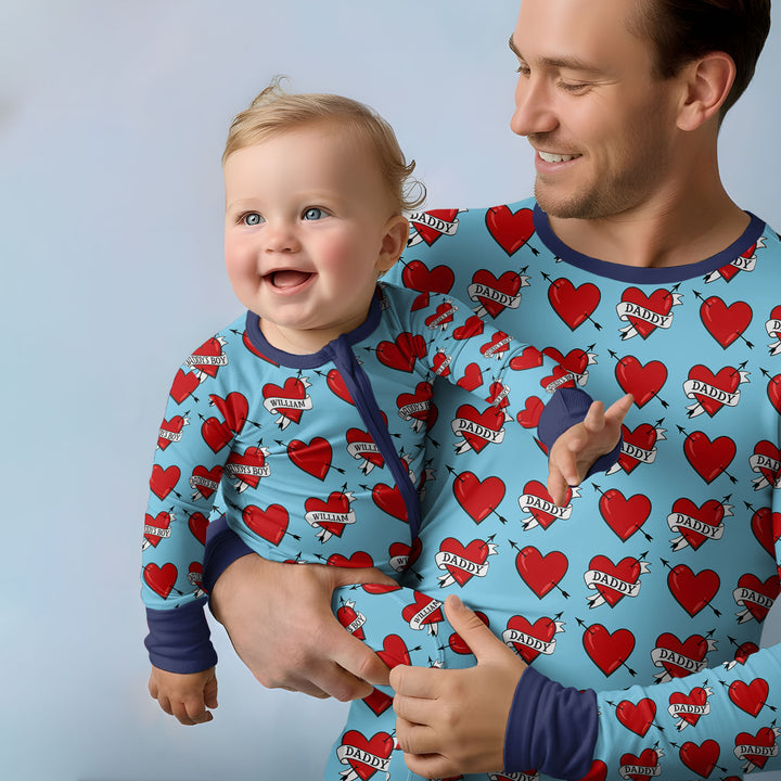 Zweiteiliges, kurzärmliges Pyjama-Set mit Marienkäfern