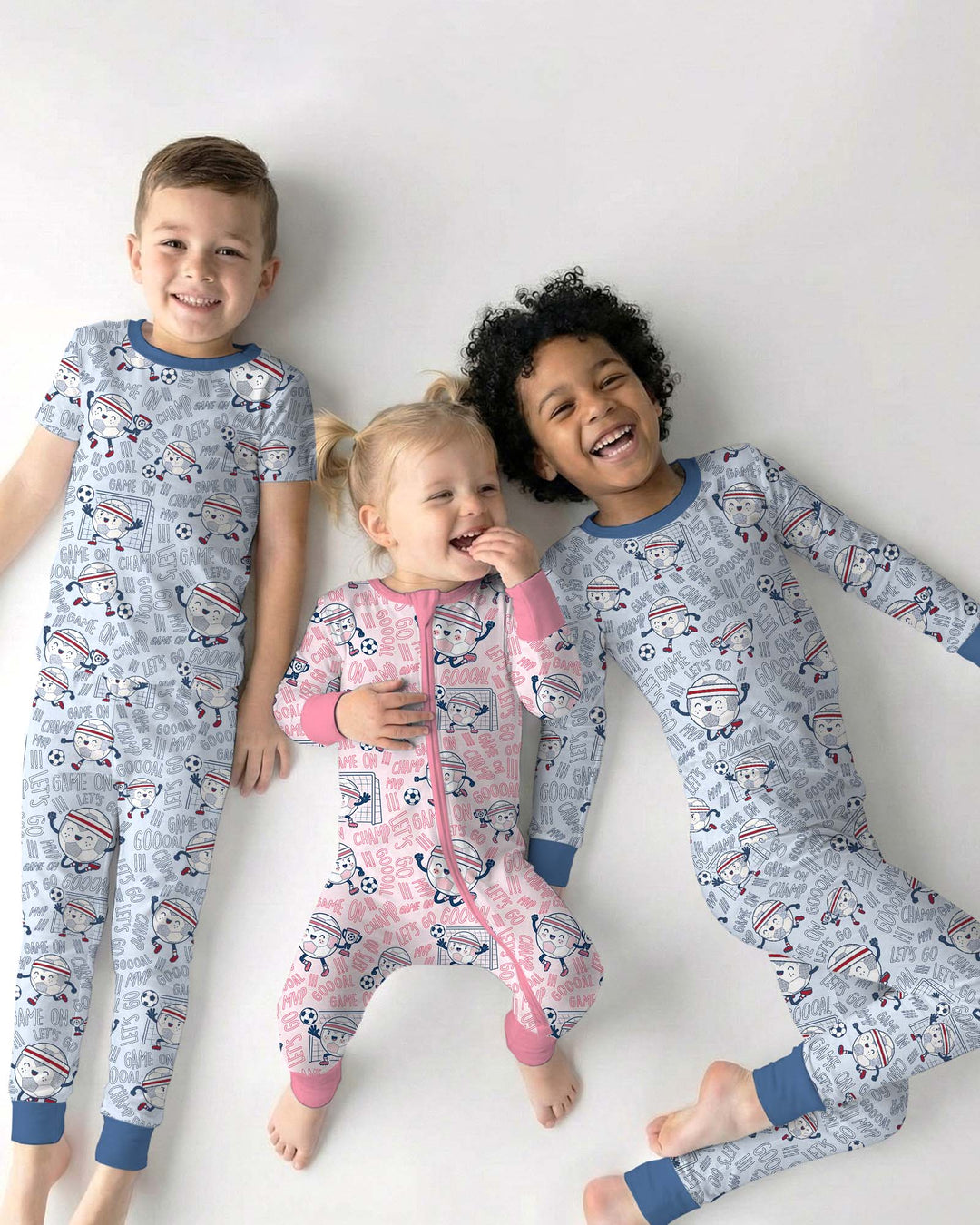 Zweiteiliges, kurzärmliges Pyjama-Set mit Marienkäfern
