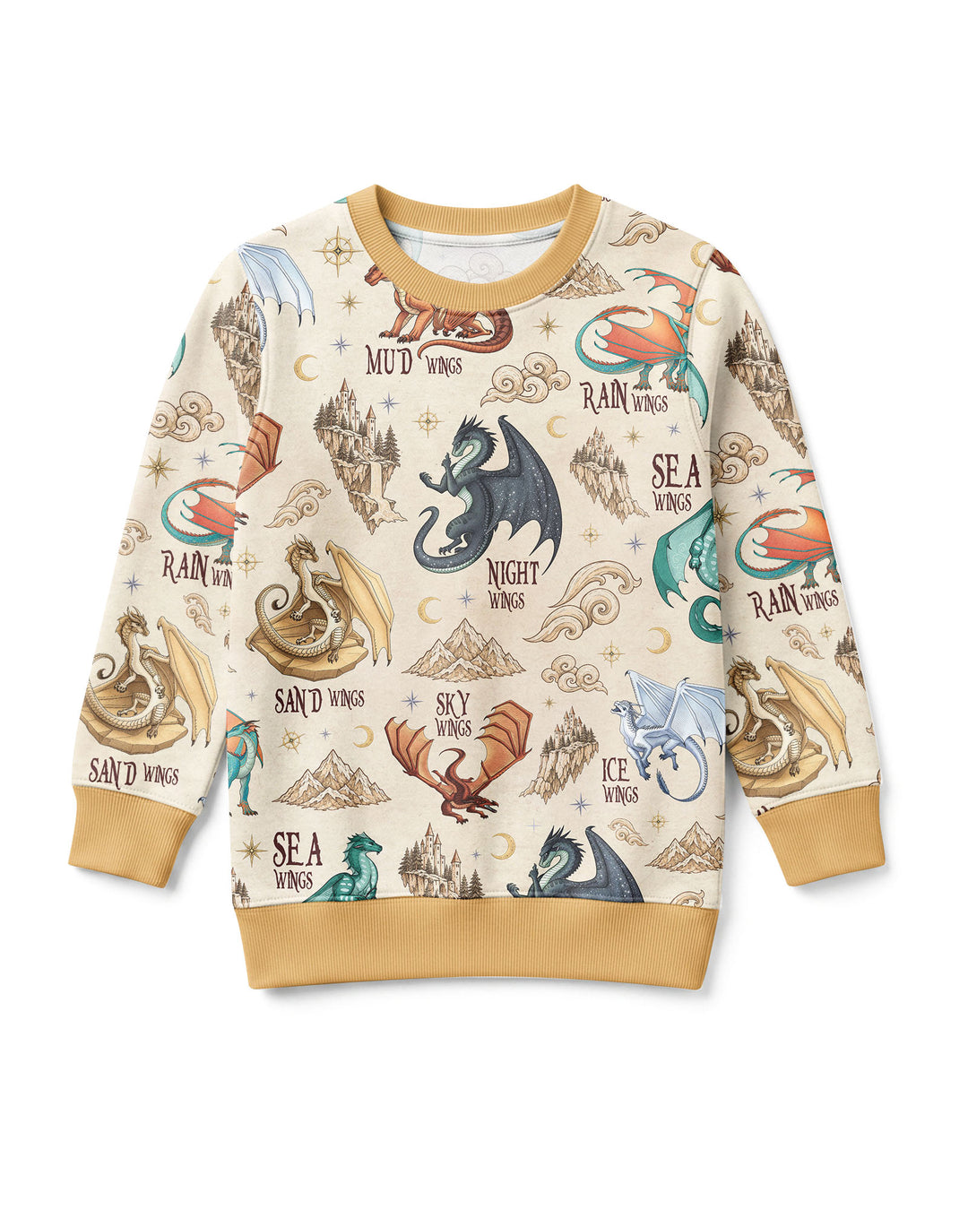 Elemental Dragons Bamboo Crewneck Sweatshirt