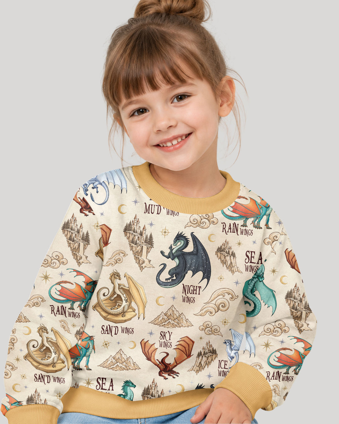 Elemental Dragons Bamboo Crewneck Sweatshirt
