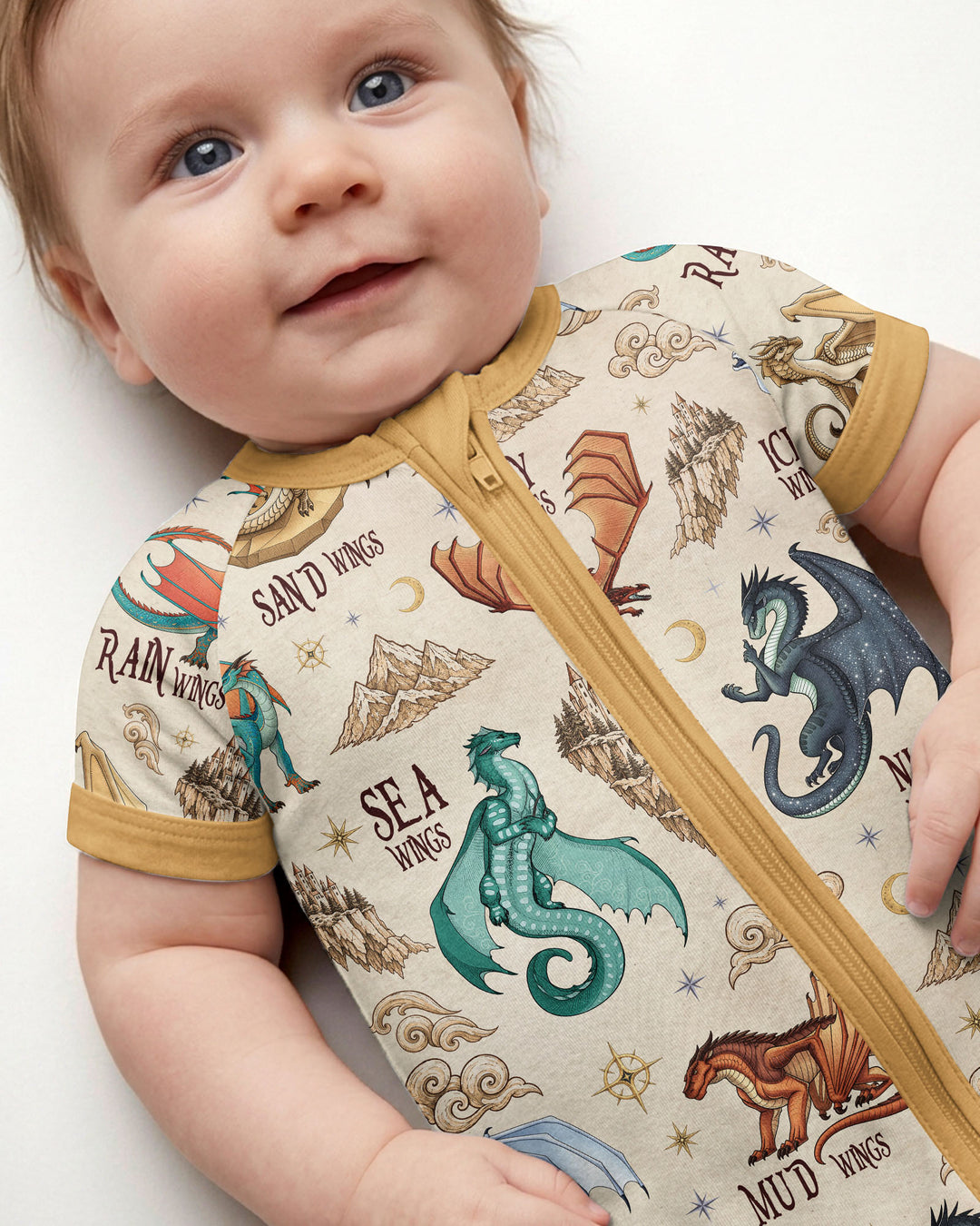 Elemental Dragons Bamboo Shorty Zippy