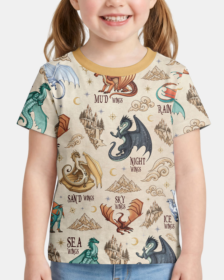 Elemental Dragons Bamboo Crewneck T-Shirt