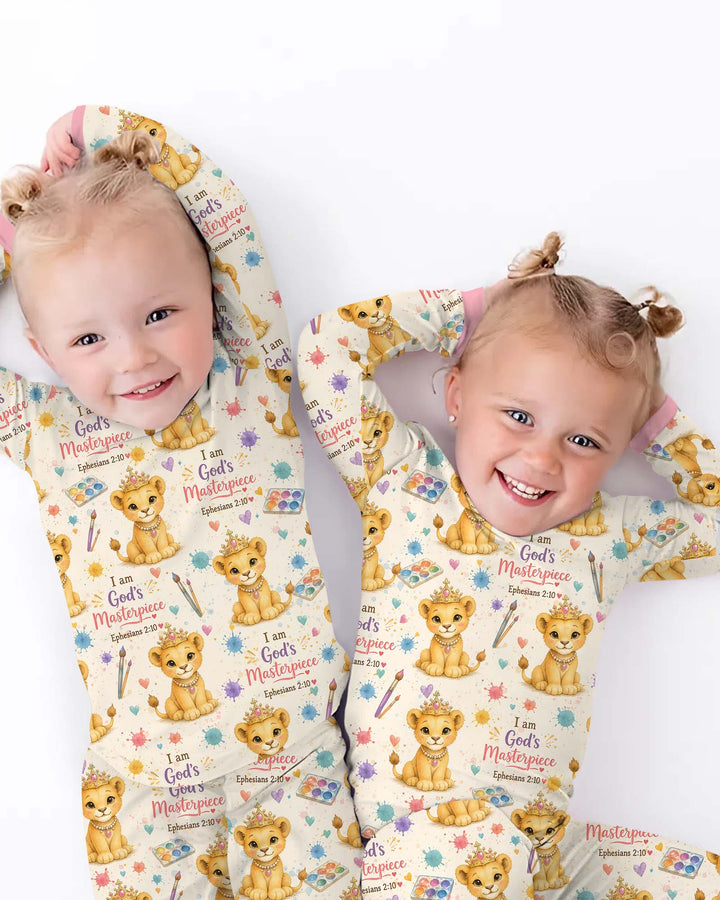 Template Zweiteiliges Pyjama-Set mit kurzen Ärmeln und Shorts
