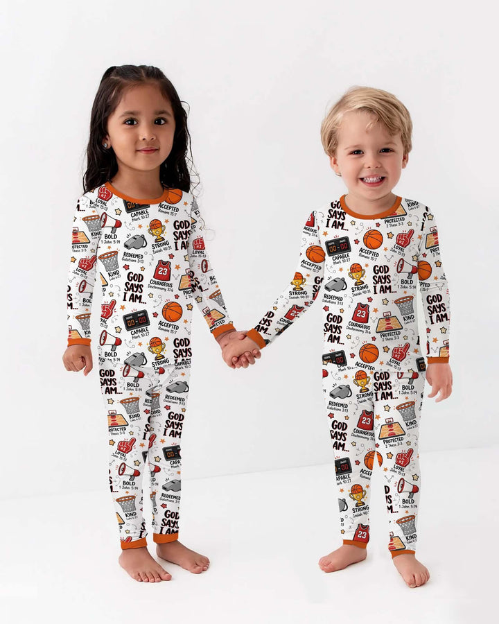 Zweiteiliges, kurzärmliges Pyjama-Set mit Marienkäfern
