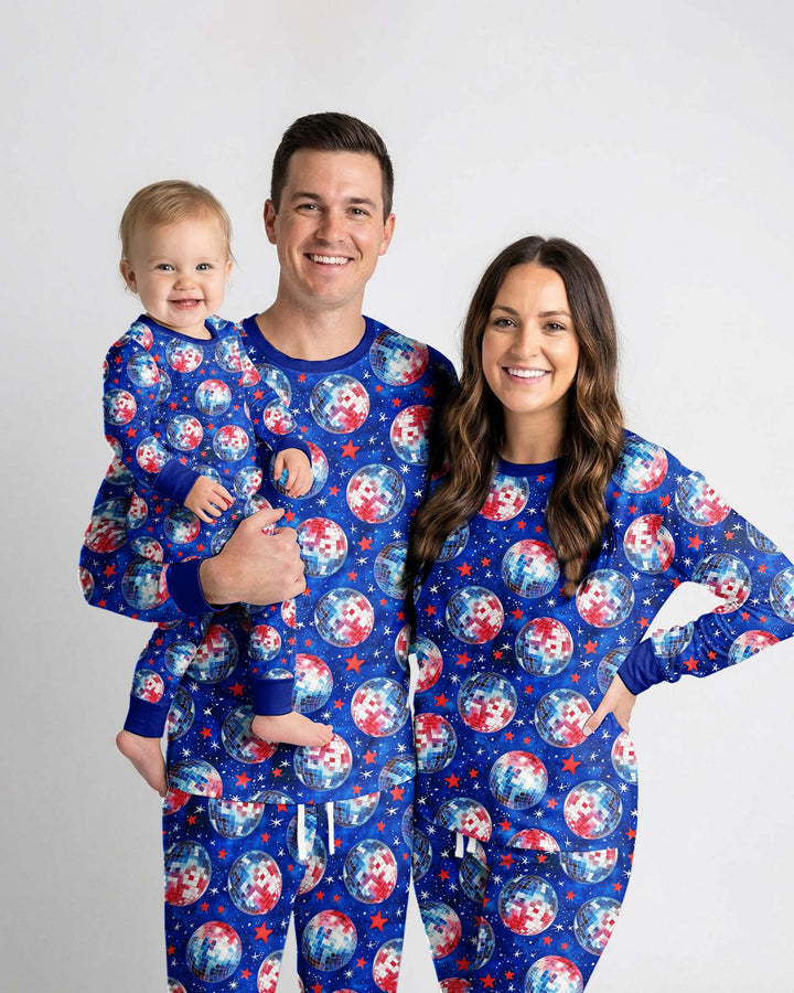 USA Disco Balls Bamboo Women Pajama Set