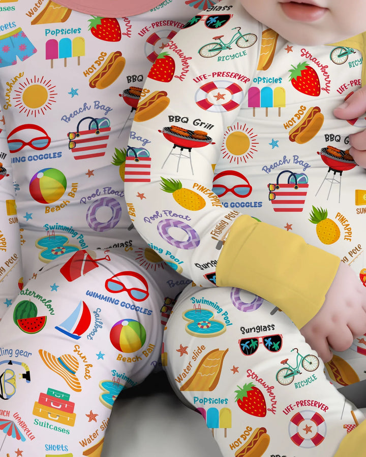 Gerippte Babykleidung mit individuellem Foto - Weich &amp; Skizzenhaft